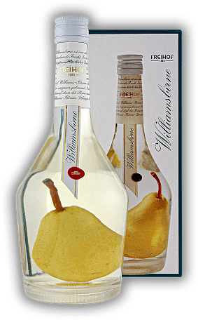 Freihof Birne in Birne Früchteflasche Freihof Birne in Birne Früchteflasche  0,7	 Liter - Vol 40%