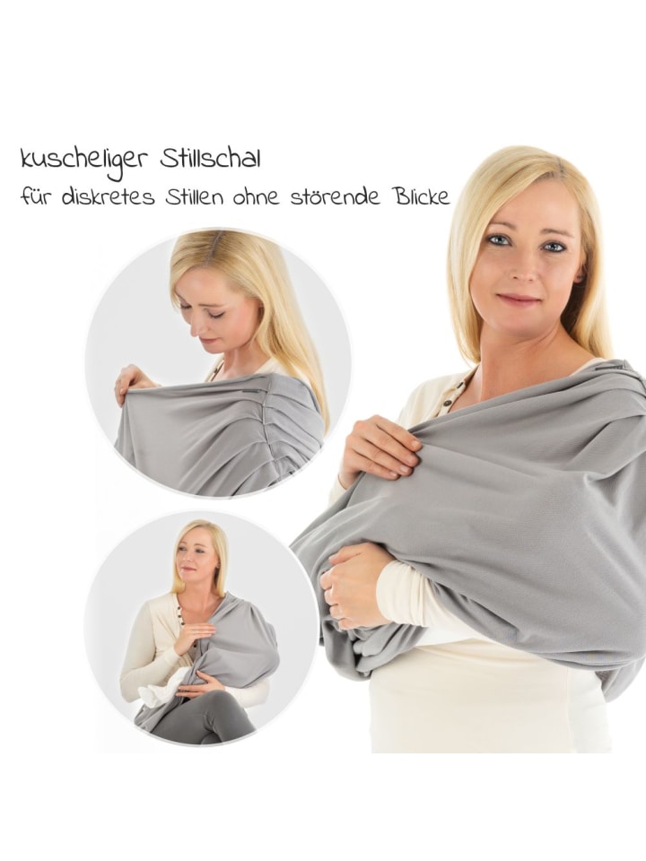 LaLoona Stillschal / Stilltuch / Sichtschutz beim Stillen - in grau günstig kaufen onesize