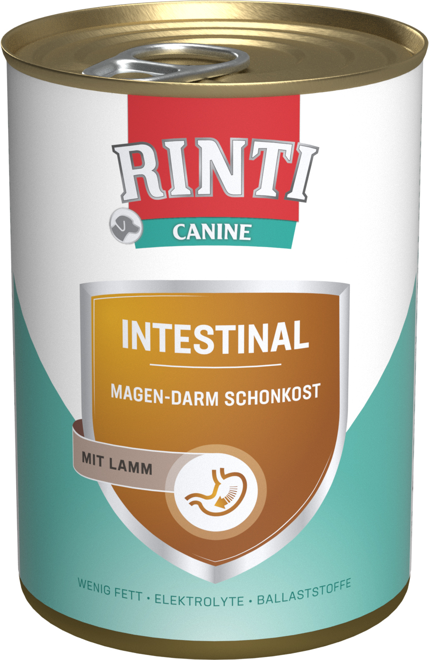 RINTI Hundenassfutter RINTI Canine Intestinal Adult 12 x 400g Lamm