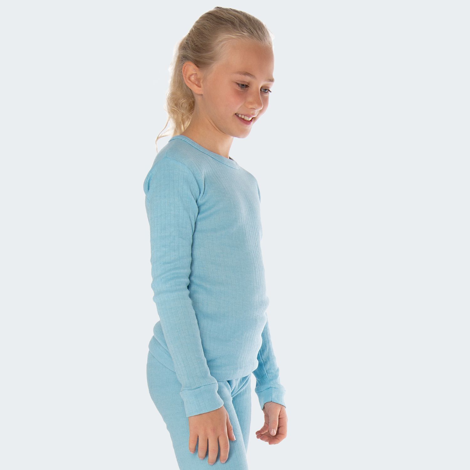 Black Snake Cuddle Grau/Blau 2-Pack Kinder Thermoshirt