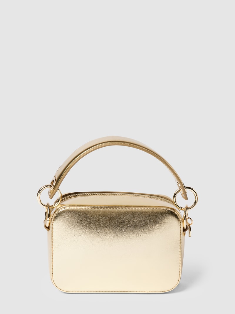 Saddle Bag mit Label-Details Modell 'CHIC TRUNK' in gold