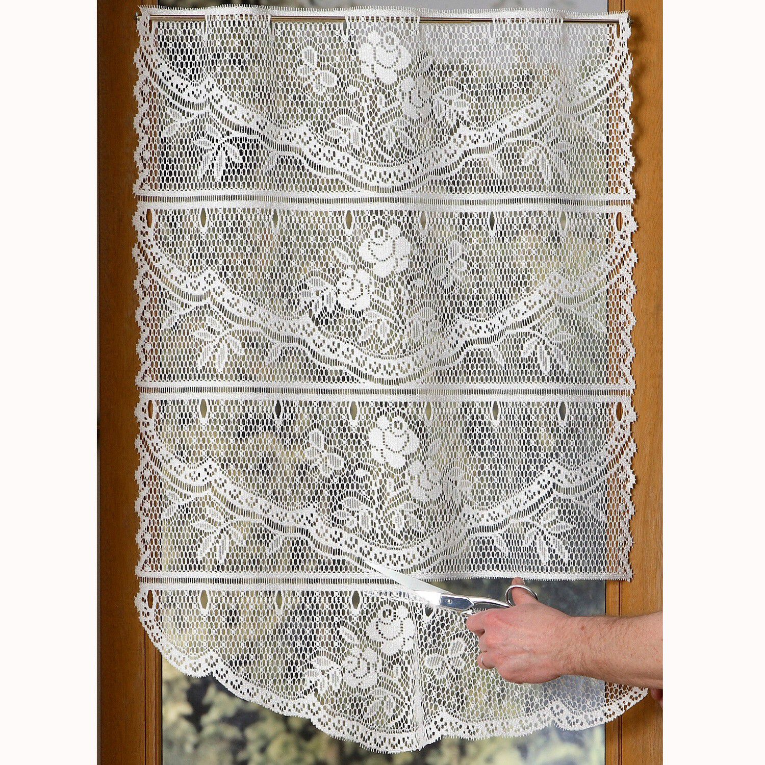 Brise-bise modulable motif roses