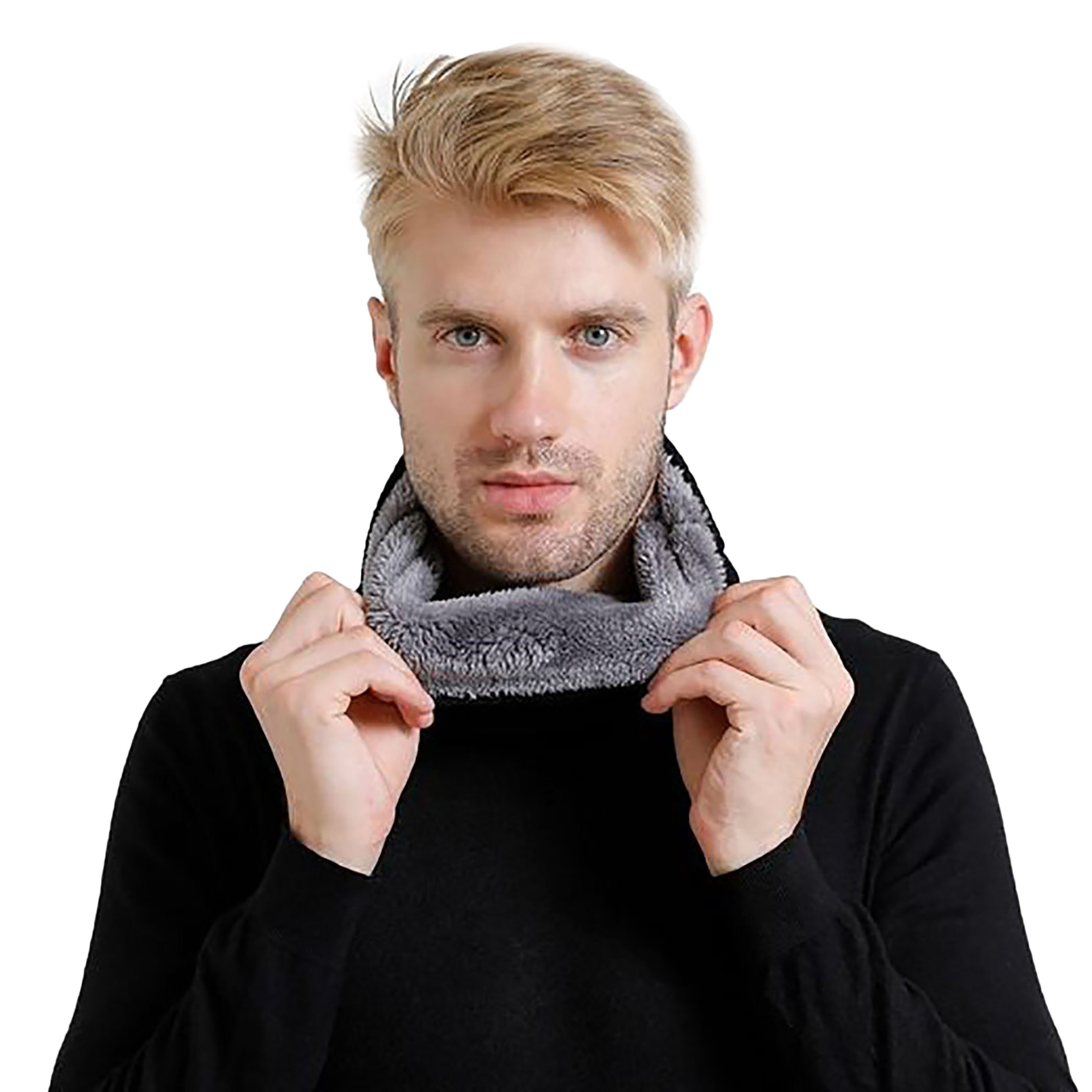 SRRINM Multifunktionstuch Winter Hals Verdickung Warm Schal, (1-St)