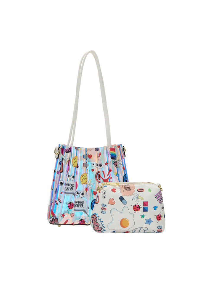 myMo Tote Bag Tote Bag in White Multicolor günstig kaufen onesize