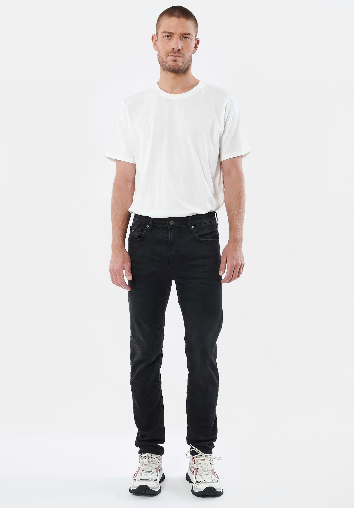 DAXKO  Jean slim noir homme