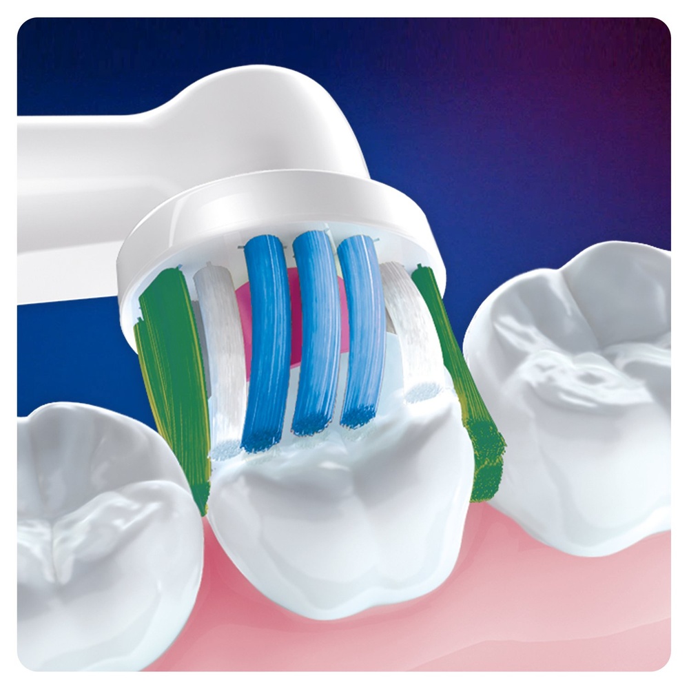 oral-b Oral-B 3D White Brossette Avec CleanMaximiser, 3 Brossettes De Rechange