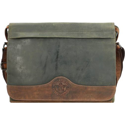 Billy The Kid Hunter Messenger Leder 38 cm Laptopfach