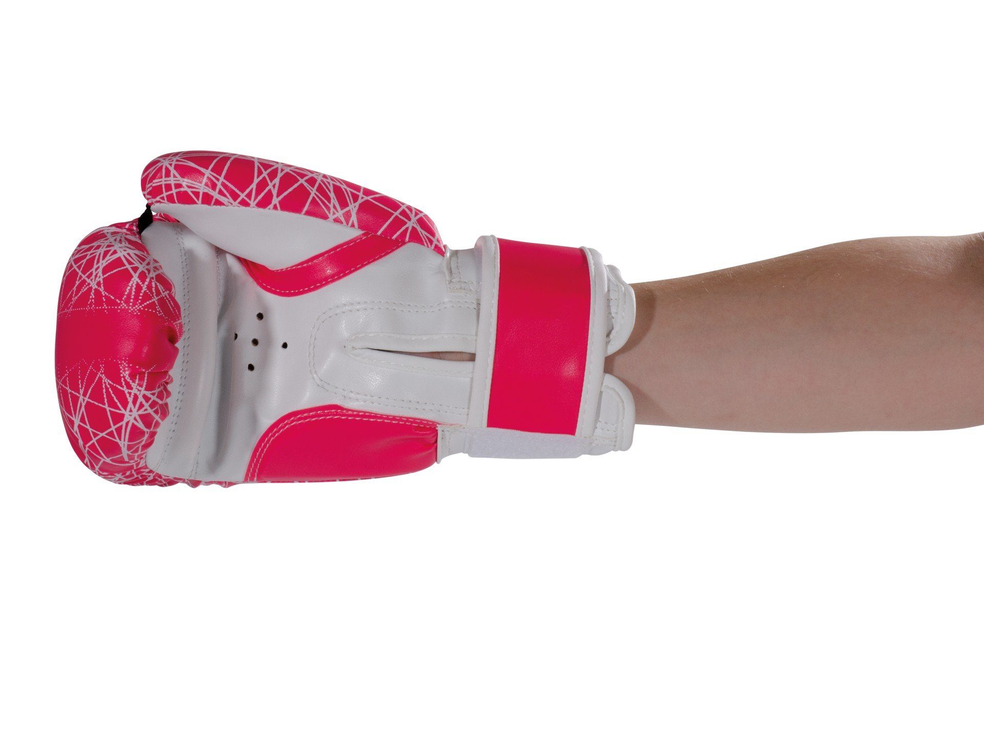 KWON Boxhandschuhe Kinder neon pink blau Box-Handschuhe Boxen Kickboxen MMA Kids (small klein, Kinderboxhandschuhe), 6 Unzen, hochwertige Qualität