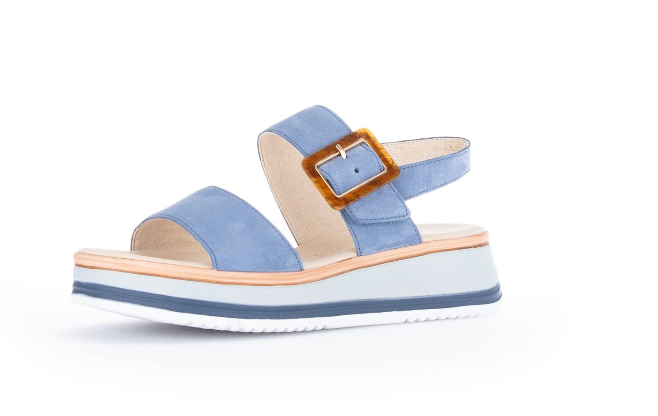 GABOR Komfort Sandalen blau Gabor Comfort Plateau Sandale 22.744.26
