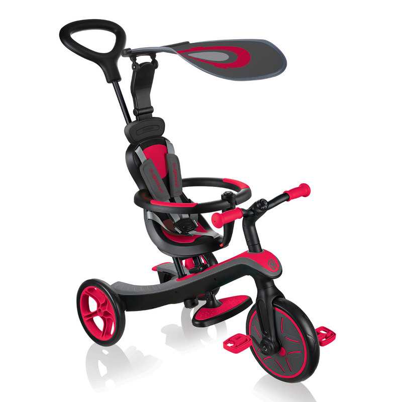 Tricycle explorer 4 en 1 rouge Globber