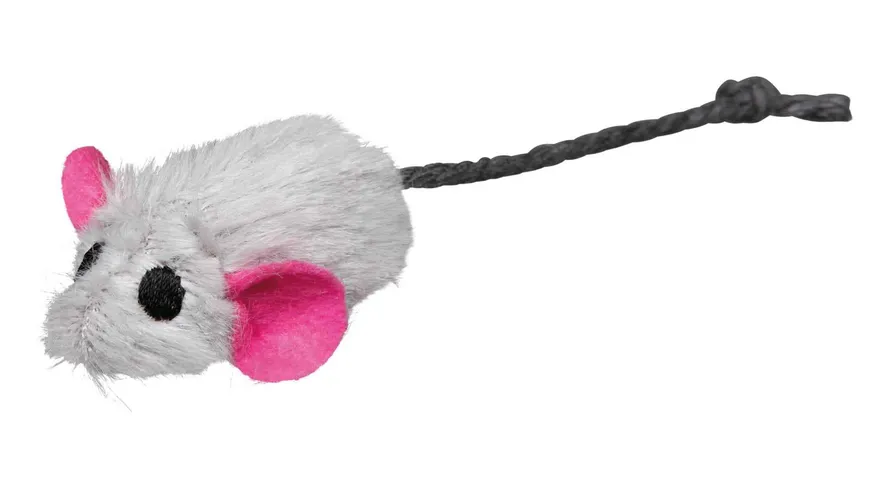 Trixie Catnip Plüschmäuse im Set 5 cm Katzenzubehör