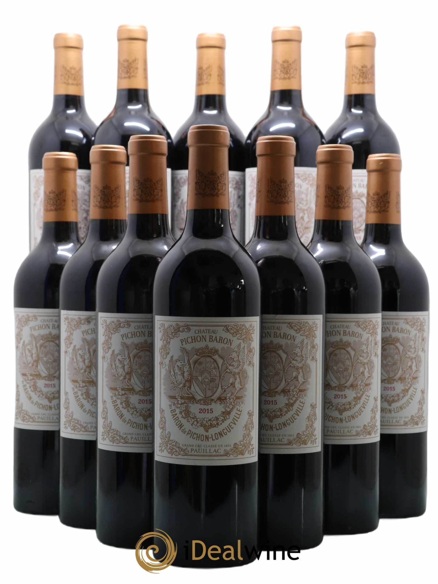 Pichon Longueville Baron 2ème Grand Cru Classé  2015 - Lot de 12 Bouteilles