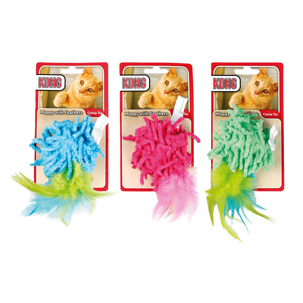Kong Cat Moppy mit Feder günstig kaufen