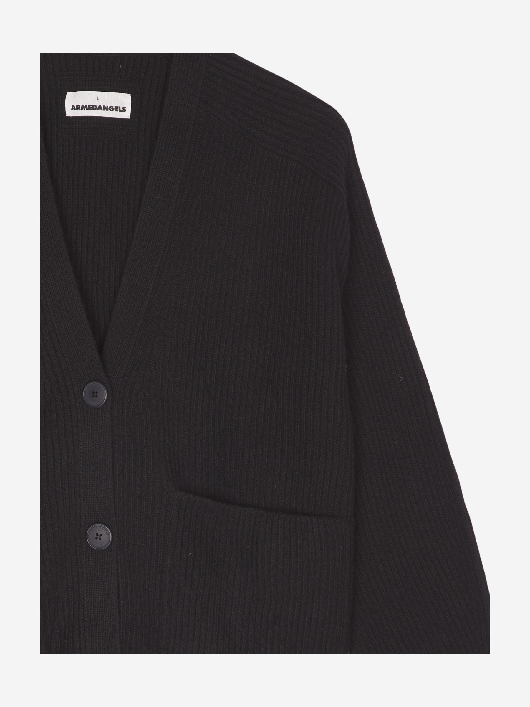 Cardigan Loose Fit aus Woll-Mix