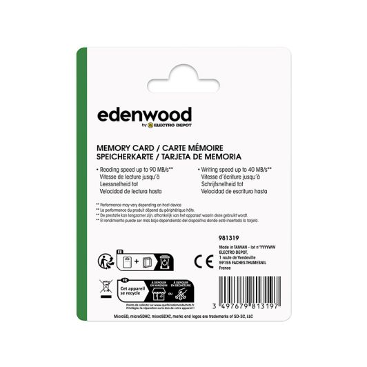 Προσαρμογέας κάρτας Micro SD EDENWOOD 32GB