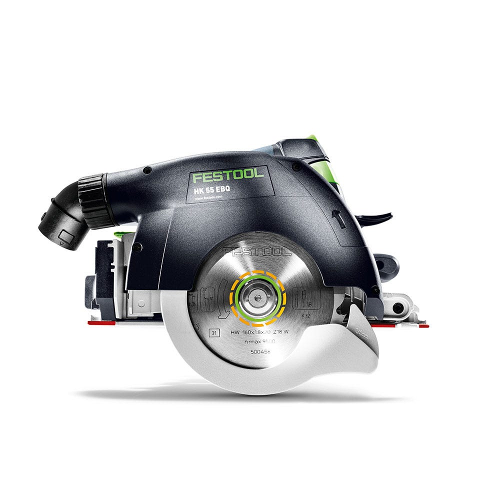 Serra circular FESTOOL HK 55 de 160 mm em Systainer com trilho transversal de 420 mm 576132