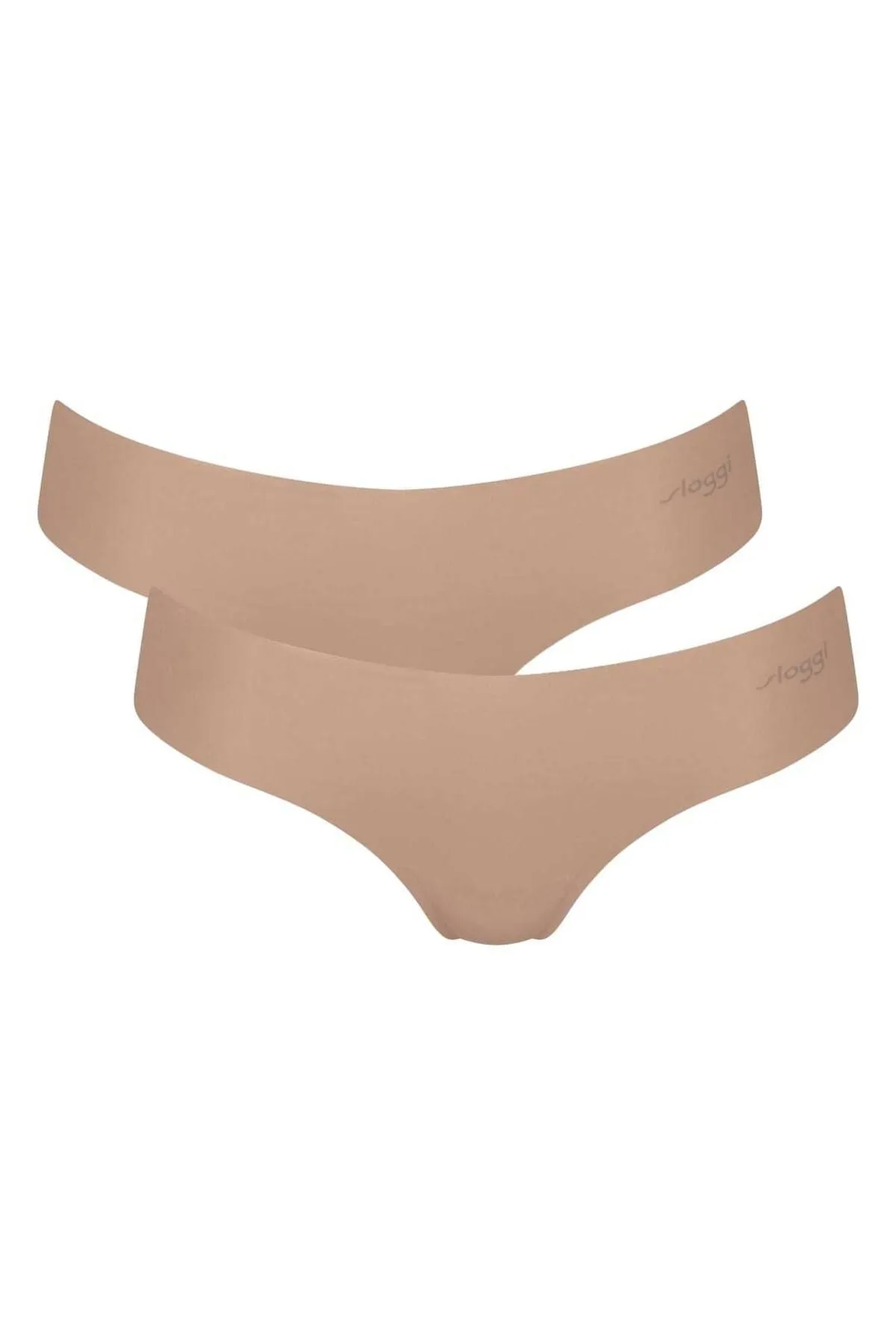 SLOGGI  Damen String, 2er Pack - Zero Microfibre 2.0 Hipstring, Mikrofaser, einfarbig