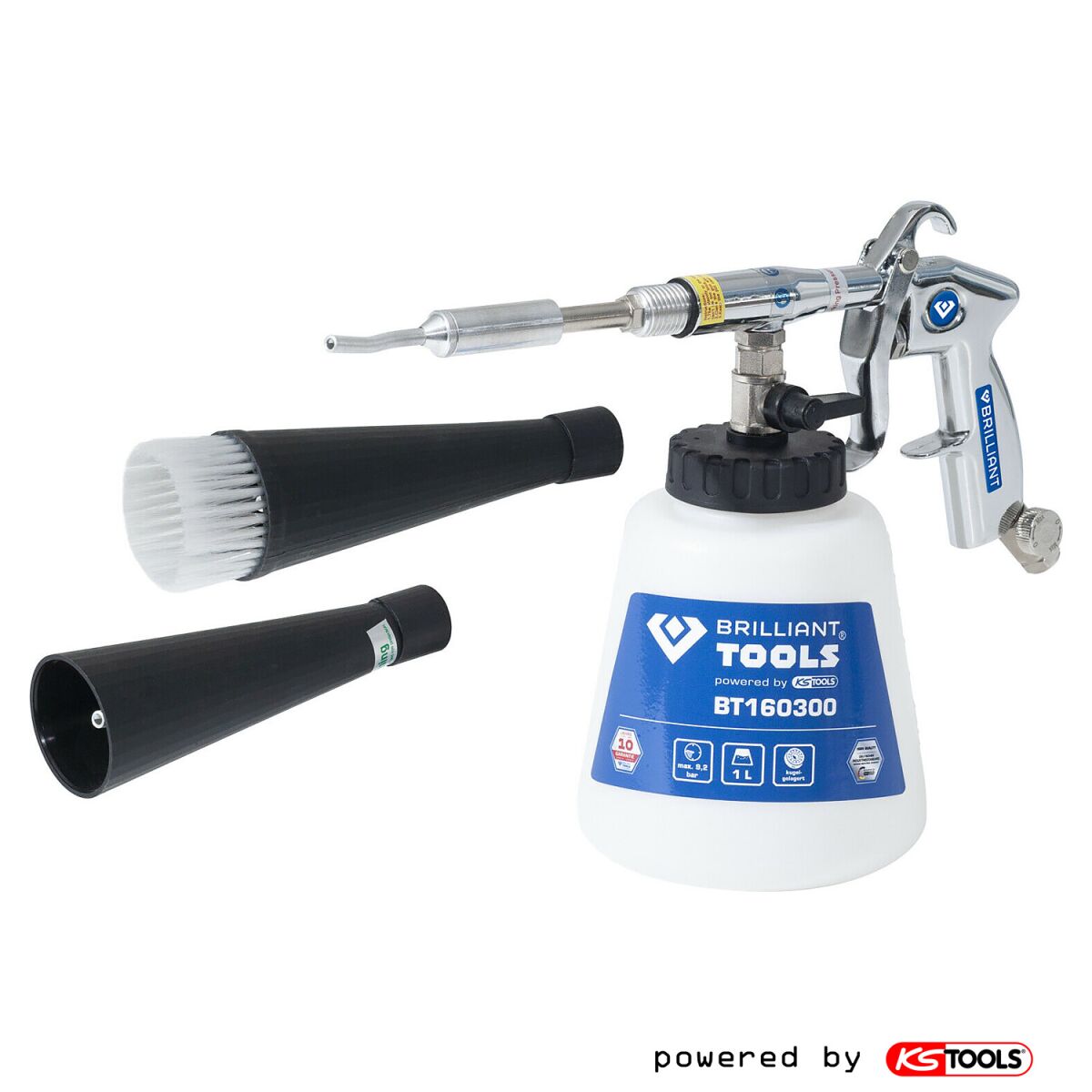Brilliant Tools Druckluft-Reinigungs-Pistole powered by KS Tools