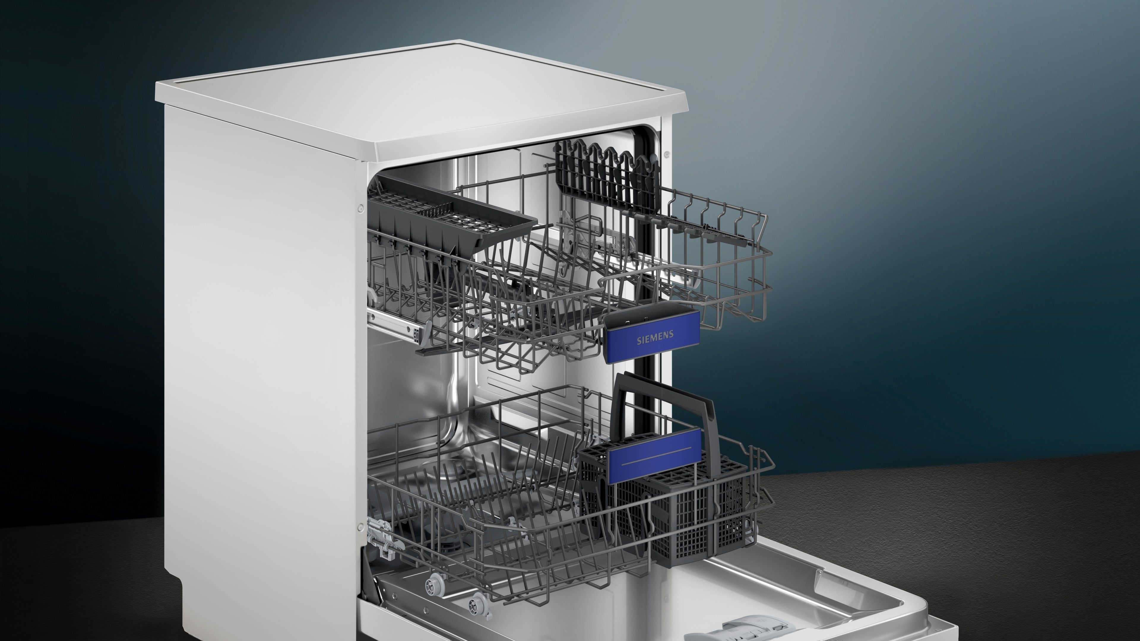 SIEMENS Standgeschirrspüler iQ300, SN23HW02KE, 13 Maßgedecke