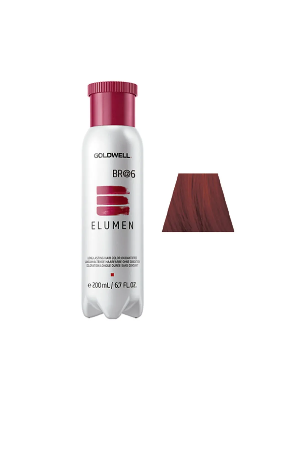 GOLDWELL  Elumen Lang anhaltende Haarfarbe Oxidationsmittel frei #br@6 Goldwell 200 ml