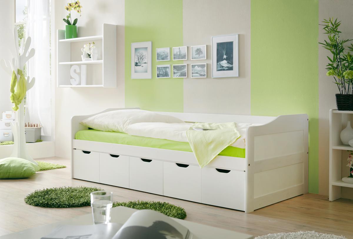Ticaa Sofabett mit Schubkästen 