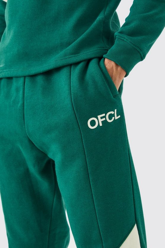Official Colorblock Trainingsanzug mit Reißverschluss