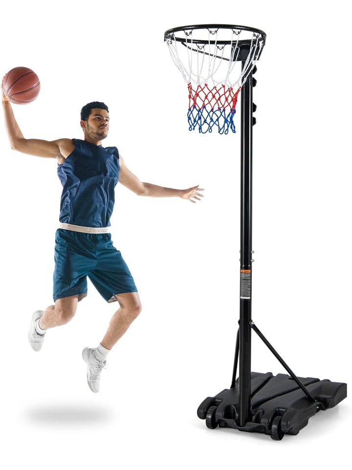 COSTWAY Basketballkorbständer outdoor 260-305cm in Schwarz günstig kaufen onesize