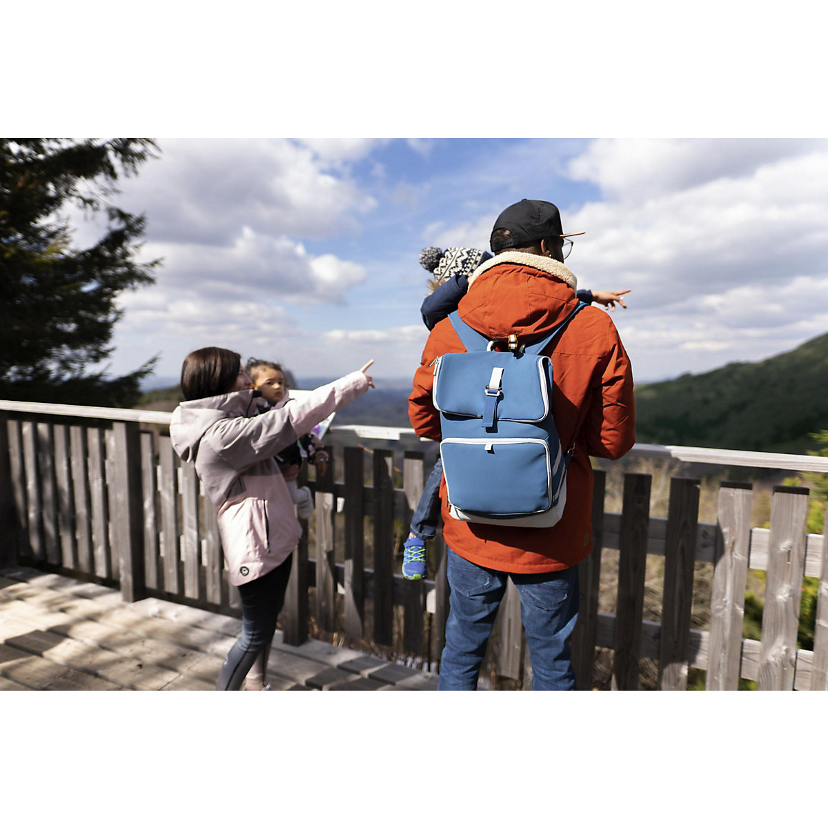 Wickelrucksack Le Sancy Mineral Blue