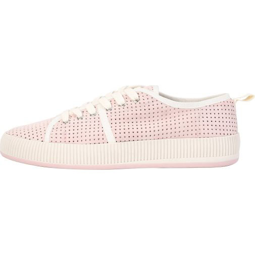 ekonika Sneaker aus perforiertem Veloursleder