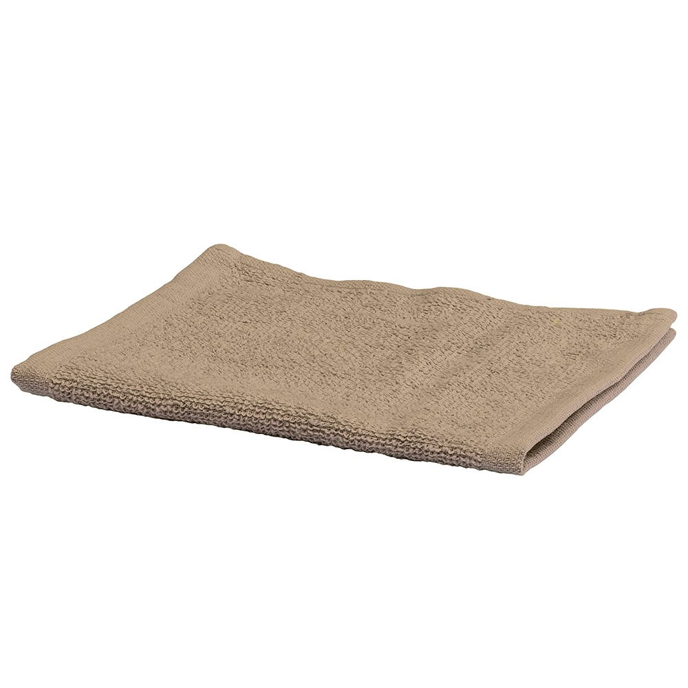 Le Coiffeur Frottee-Gesichtstuch Beige 30 x 15cm