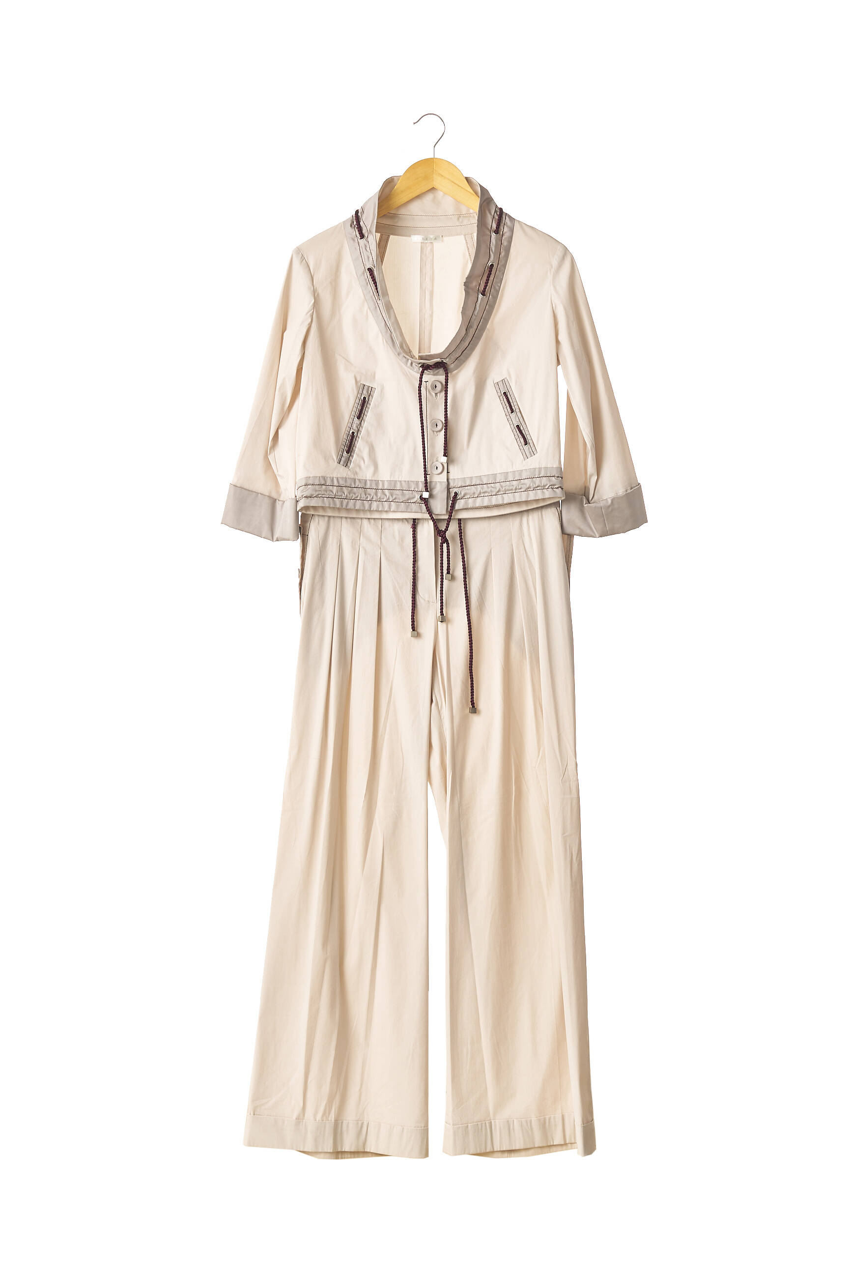 Paule Ka Ensembles Pantalon Femme couleur beige