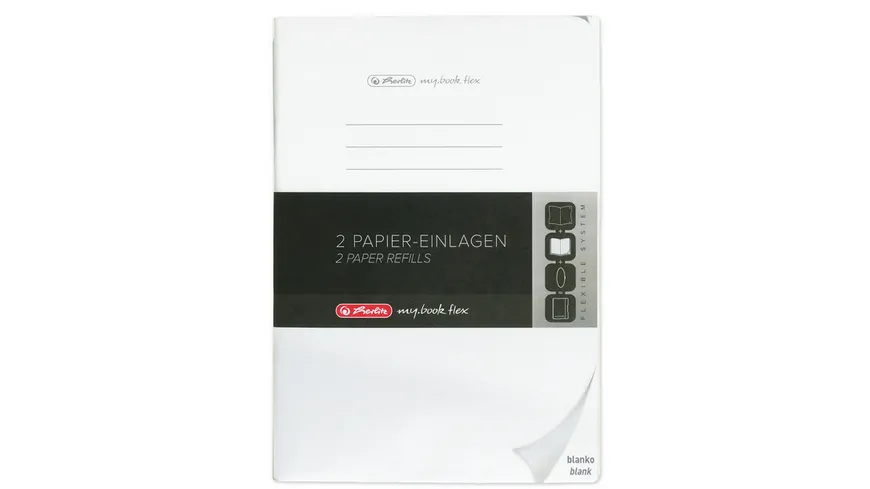 herlitz my.book flex Notizheft Refill A4 2x40Blatt blanko