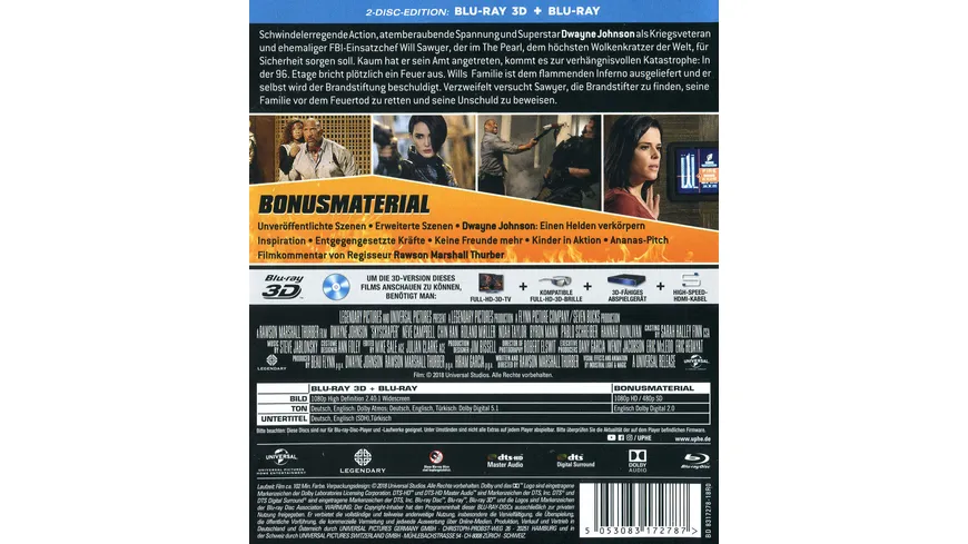 Skyscraper  (+ Blu-ray 2D)