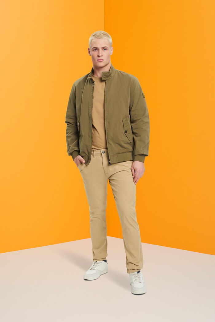 Bomberjacke mit Stehkragen