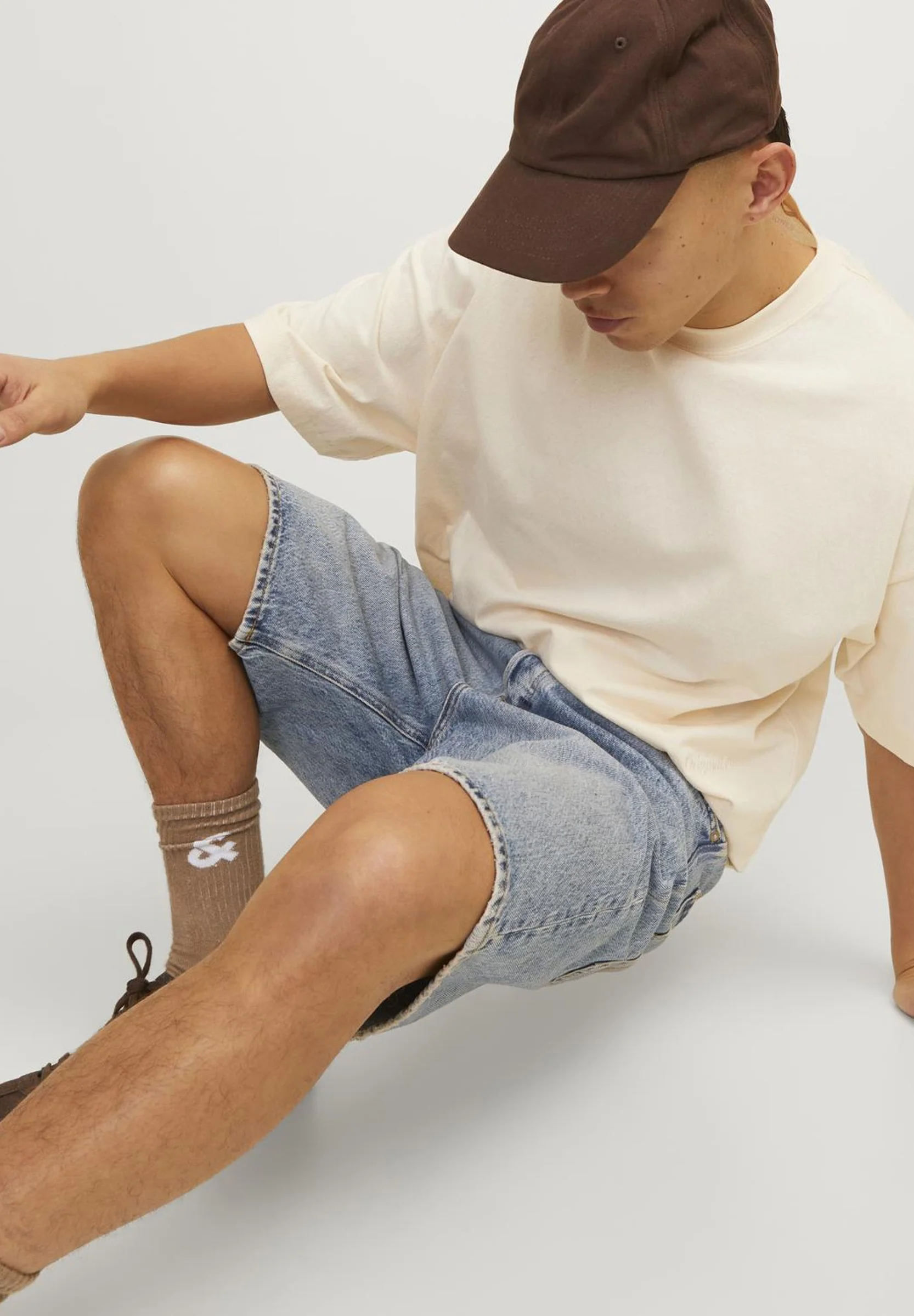 Jack & Jones ITONY ORIGINAL - Pantalones cortos vaqueros