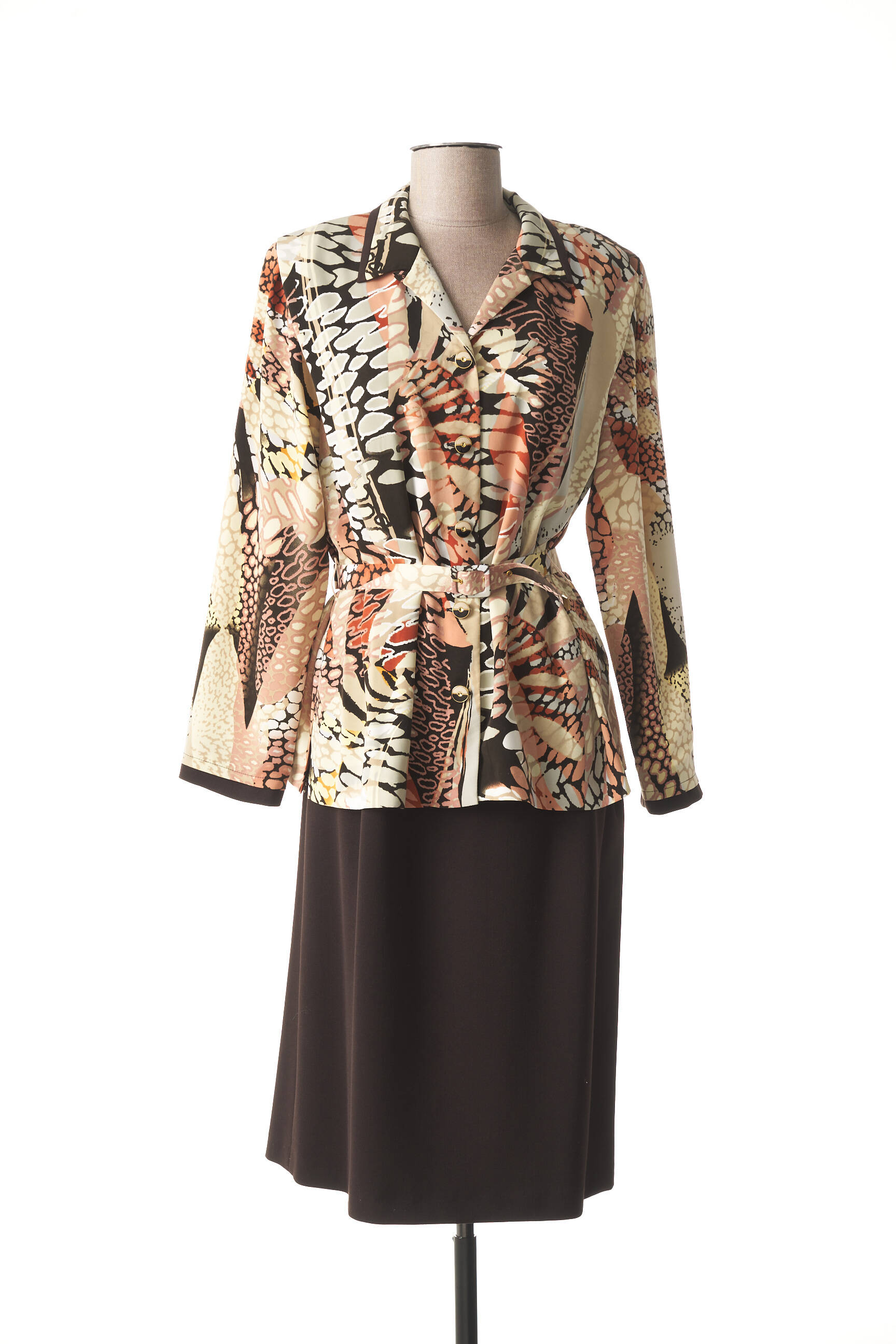 France Rivoire Ensembles Robe Femme couleur jaune