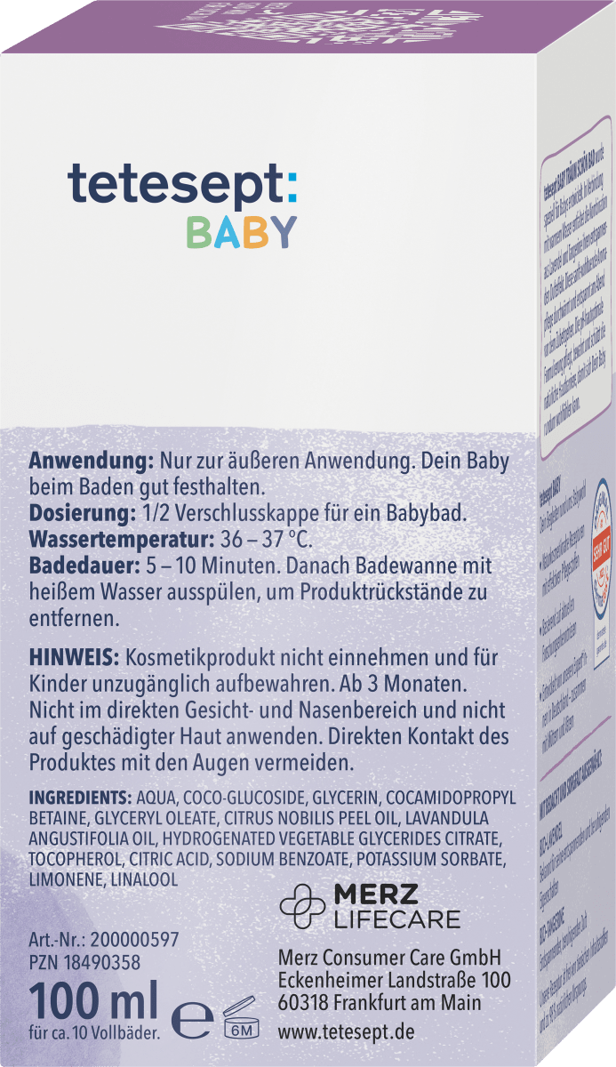 Baby Badezusatz Träum schön Bad, 100 ml