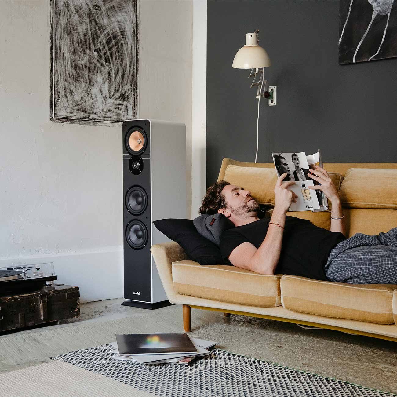 Teufel Ultima 40 Aktiv Club Edition Lautsprechersystem (Bluetooth, HDMI Kabel, 21.2 W, mit Dynamore® Virtual Center)