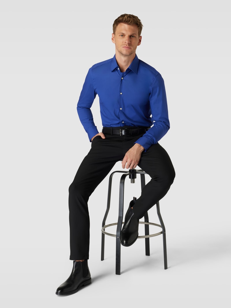 Slim Fit Business-Hemd mit Kentkragen Modell 'HANK' in flieder