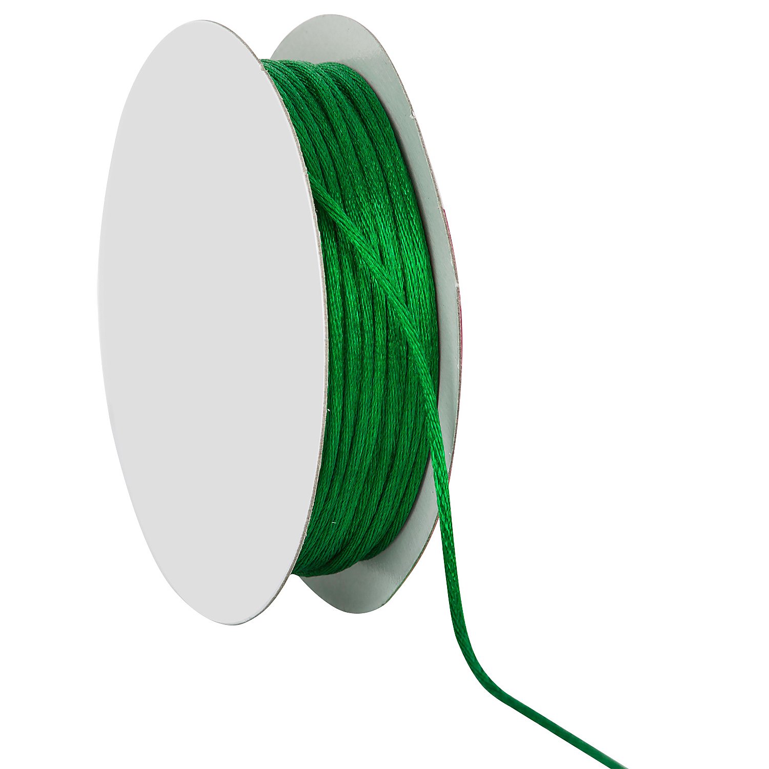 Satinkordel, grün, 2 mm, 20 m