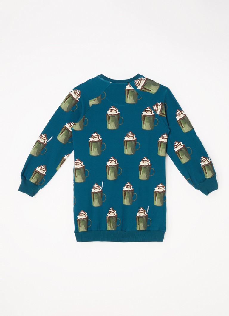 Sweter z bawełny organicznej Snurk z nadrukiem gorącej czekolady