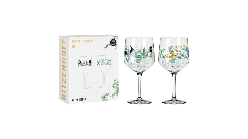 RITZENHOFF  Ginglas Botanic Glamour Kelch 2er Set  #7 #8 Good Wives and Warriors 2023 Mehrfarbig