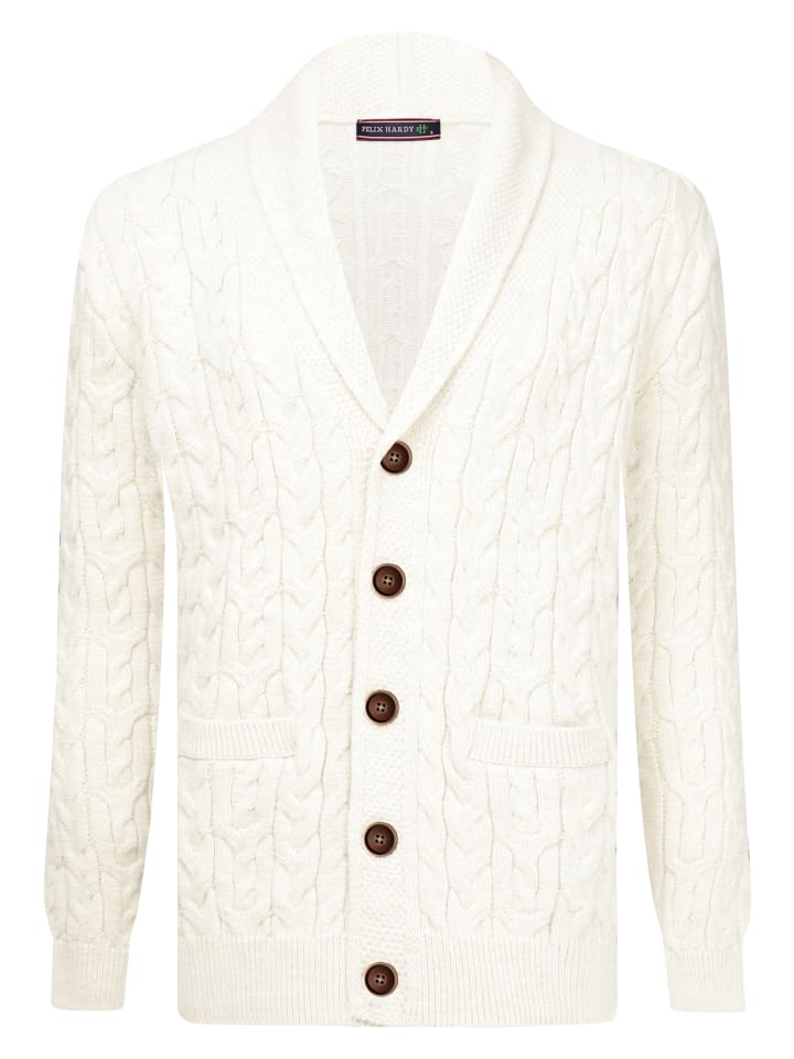 Felix Hardy Strickjacke in ECRU günstig kaufen