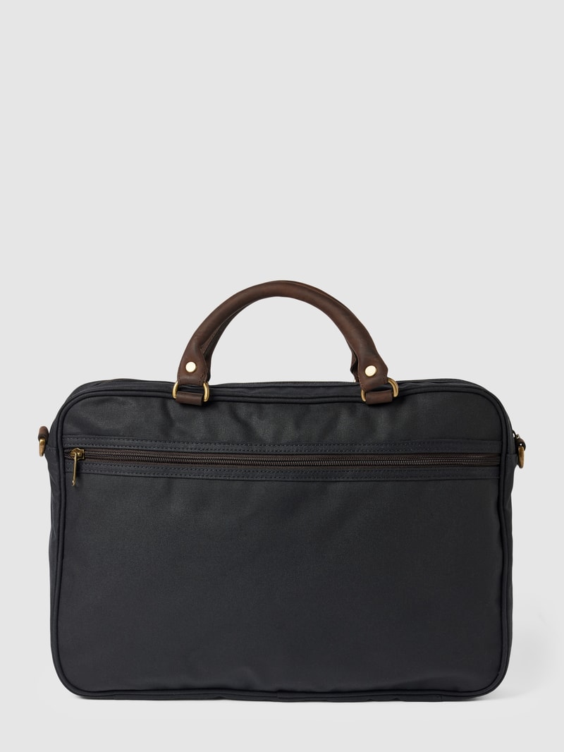 Laptoptasche mit Tragehenkel in marineblau