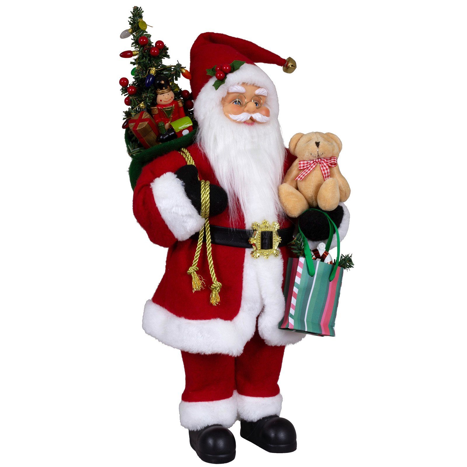 Christmas Paradise Weihnachtsmann Kjell, 4 Größen (30-80cm) (Deko Figur, 1 St), rot