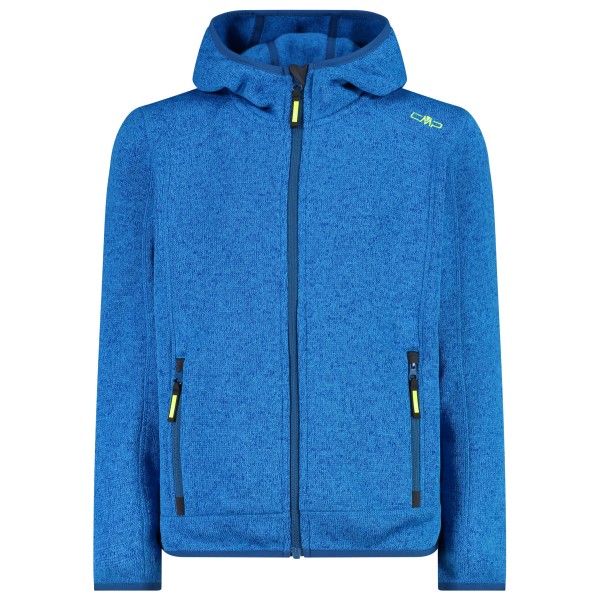 CMP - Boy's Jacket Fix Hood Jacquard Knitted - Fleecejacke