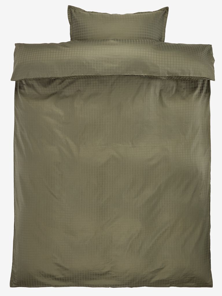 INGEBORG Goldsatin-Bettwäscheset INGEBORG 140x200 oliv