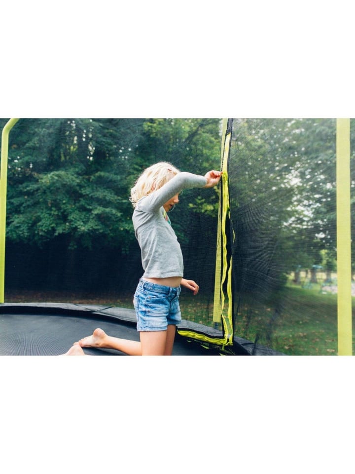Plum Plum Springsafe Trampolin Wave 244 cm mit Sicherheitsnetz in Schwarz ab 3 Jahre günstig kaufen onesize