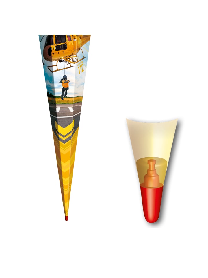 ROTH Schultüte groß Helikopter 85 cm in Gelb günstig kaufen onesize