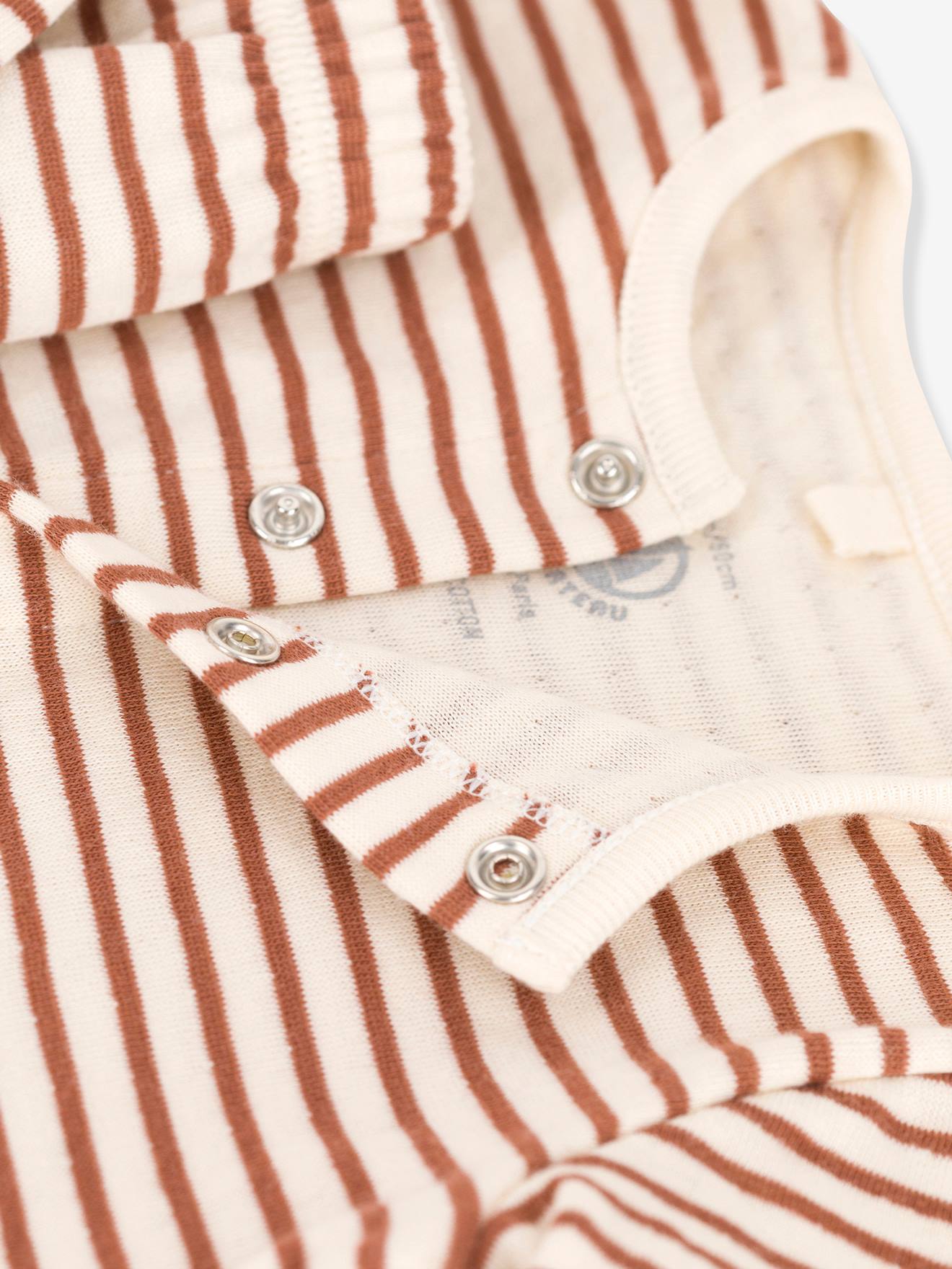 Ensemble 2 pièces à rayures PETIT BATEAU blanc
